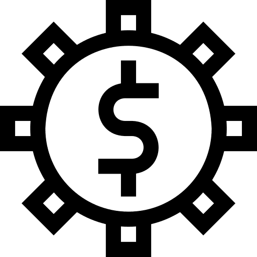 Gear marketing business management icon