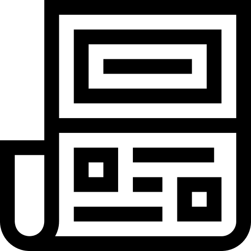 Article article reading newspaper icon