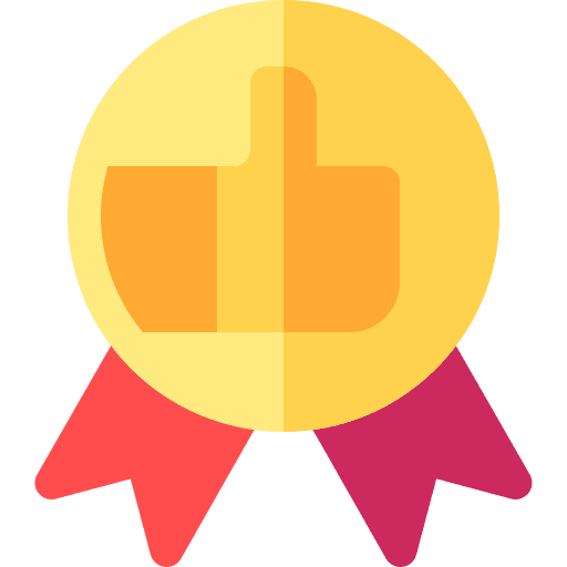 Medal hand practice sports and competition icon