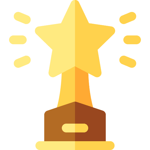 Trophy competition winner award icon