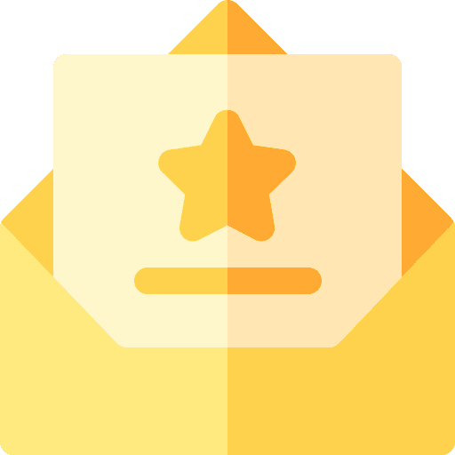Letter favorite communications email icon