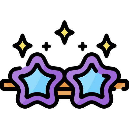 Fun glasses party birthday and party fashion icon