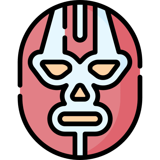 Wrestling mexico mask wrestler icon