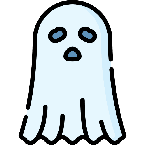 Ghost horror paranormal party icon