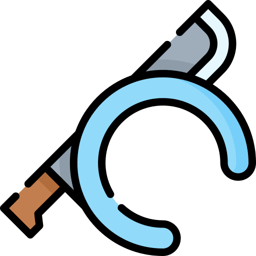 Knife halloween headband fake icon