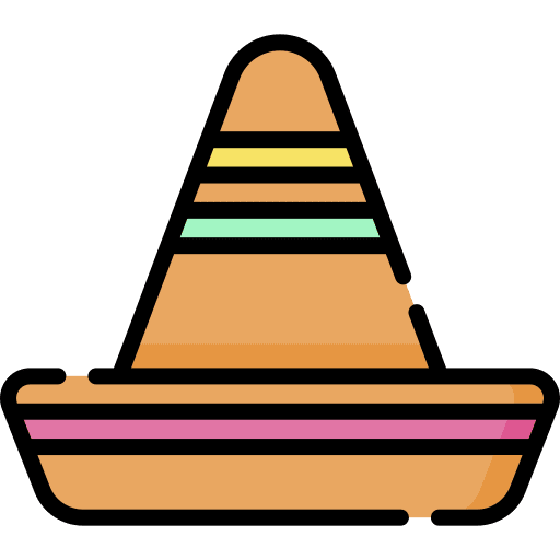 Mexican hat cultures mariachi mexican hat icon