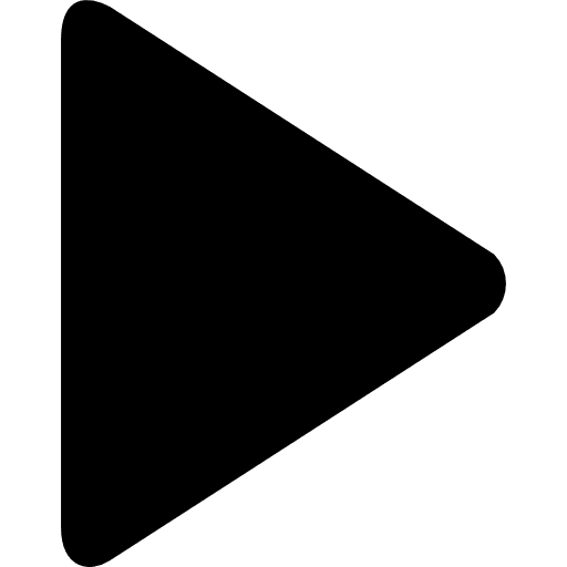 Play black triangle interface symbol for multimedia triangle button triangular icon