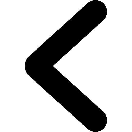 Left arrow angle big gross symbol big gross big mug solid icon