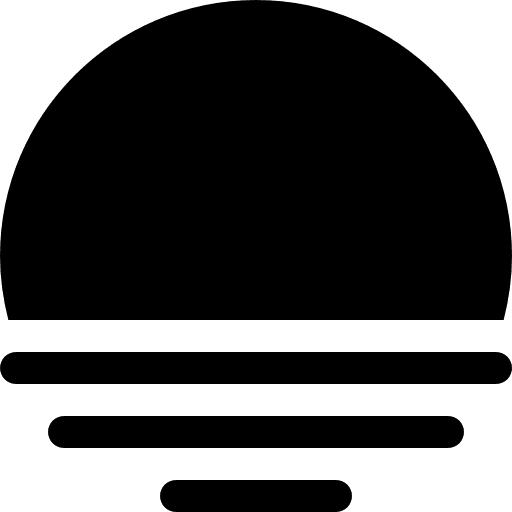 Foggy full moon night dark fog moon icon