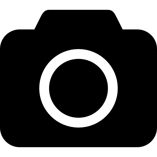 Photo camera black tool interface photo cameras icon