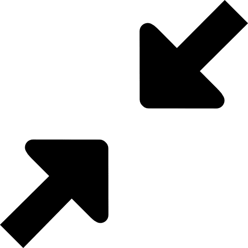 Two arrows arrows middle two arrows icon