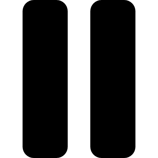 Pause multimedia big gross symbol lines interface multimedia control icon