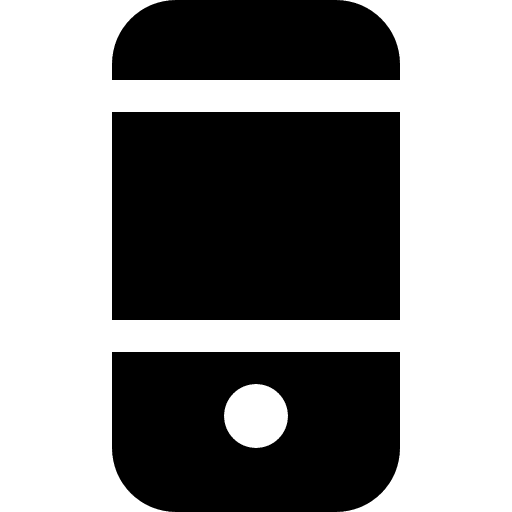 Black cellphone back black tool mobile phone icon