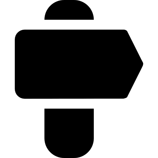 Right black arrow signal signals right arrow arrow icon