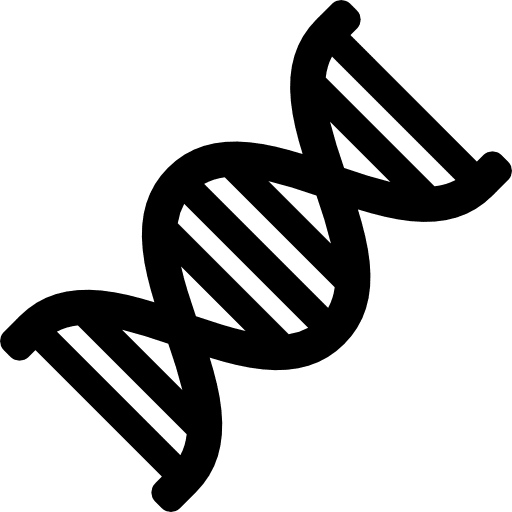 Dna strand education strand science icon