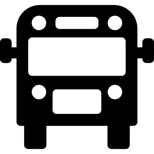 School bus bus coach school icon