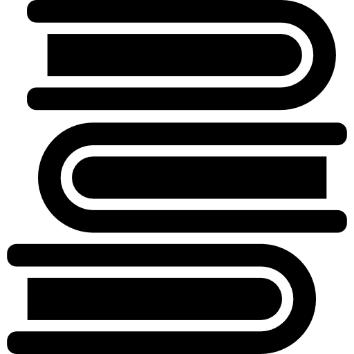 Stack of books study education reading icon