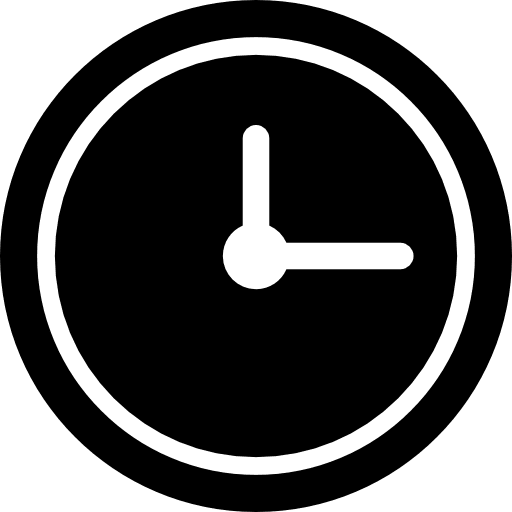 Wall clock clock minute time icon