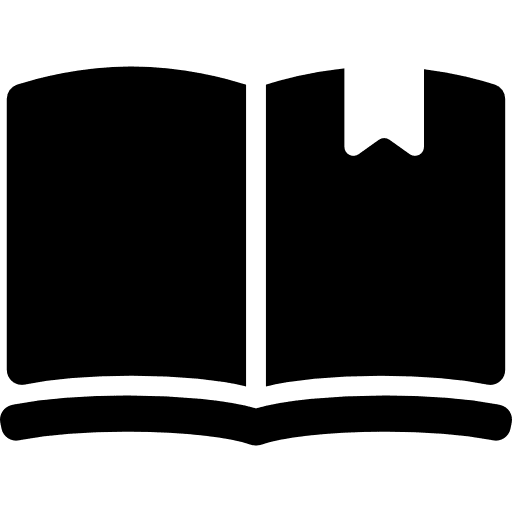 Book with bookmark read reading book icon