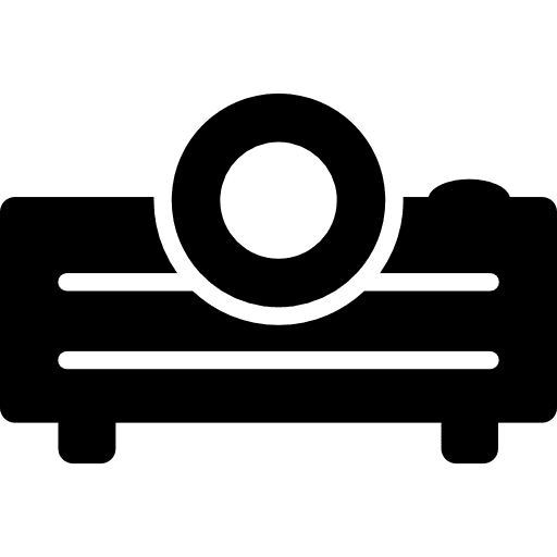 Projector projection technology video icon