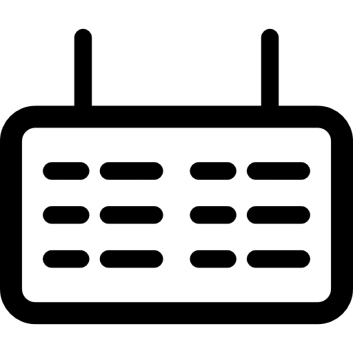 Schedules flights interface schedule icon