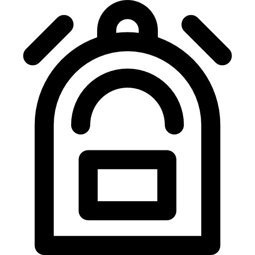 Backpack luggage book bag vacations icon