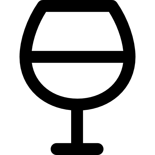 Bar alcoholic wine food icon
