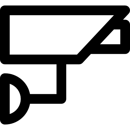 Cctv secure video camera security system icon