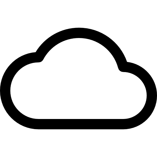 Cloud winter cloudy weather icon