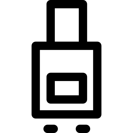 Wheel luggage travelling transport suitcase icon