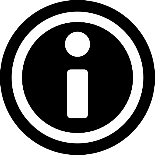 Info info information letter i icon