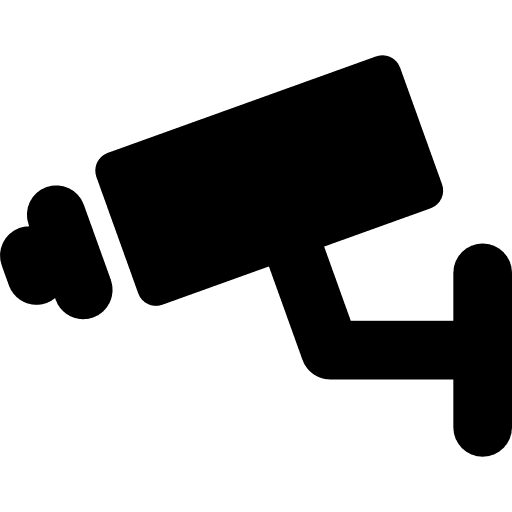 Security cam technology cctv security system icon