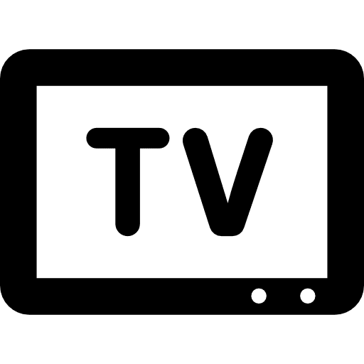 Television tv screen sign leisure icon