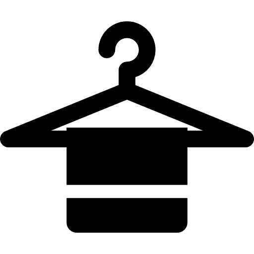 Hanger towel hanging hang icon