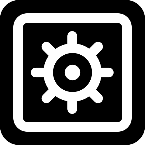 Safe box secure banking deposit icon