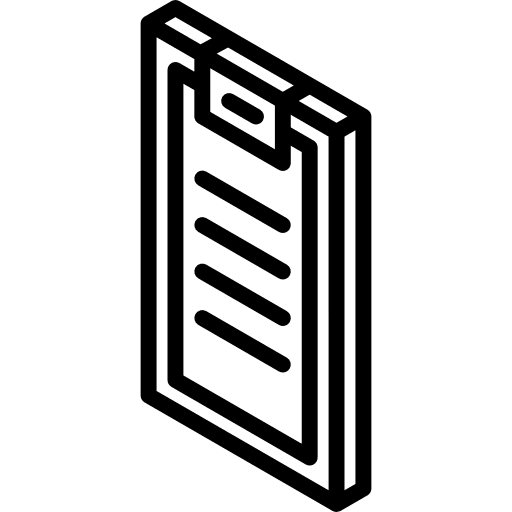 Check list writing notepad notebook icon