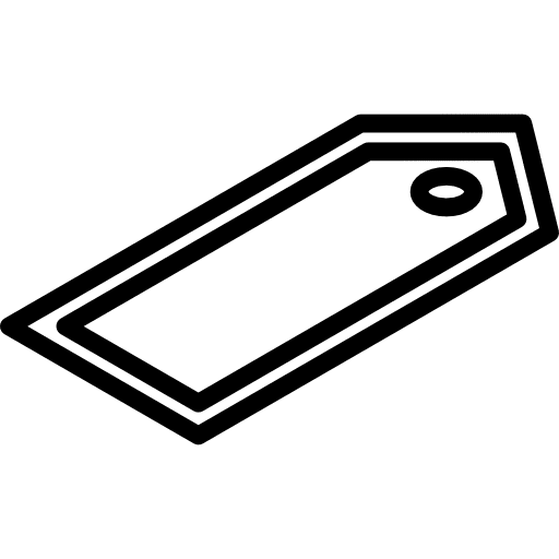 Label shopping store tag sales icon