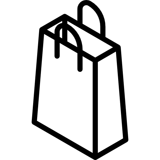 Shopping bag clothing sale clothes icon