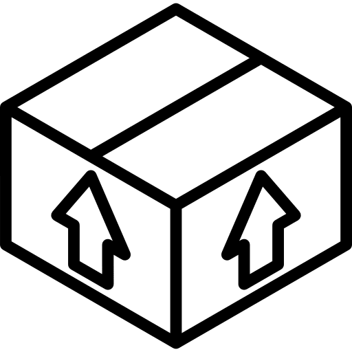 Box cardboard packaging package icon