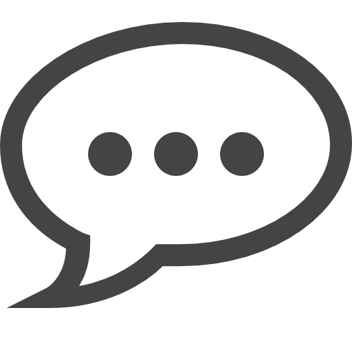 Commenting speech bubble chat speech balloon icon