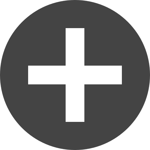 Plus circle button maths add icon