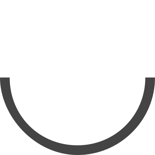Smile rounded line circular icon