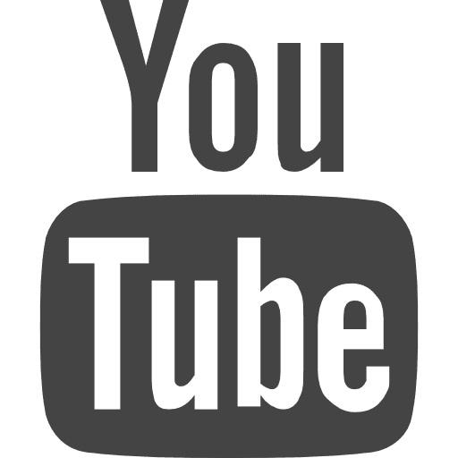 Youtube logo logotype video player icon