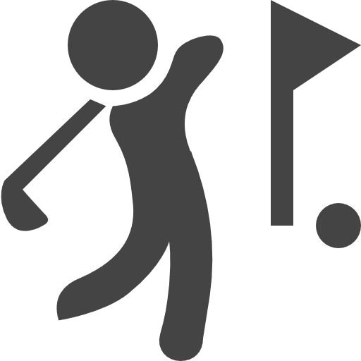 Golf player sport people sportive icon