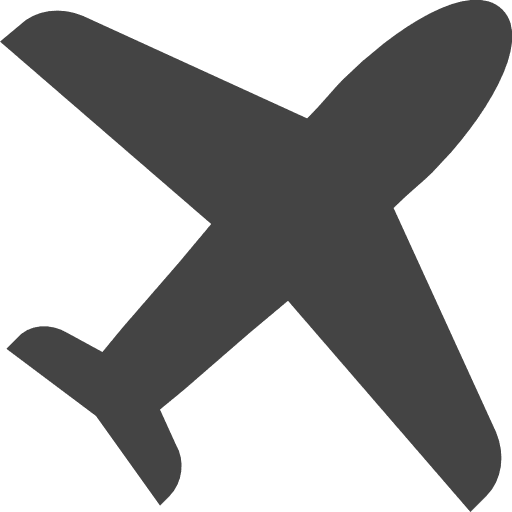 Airplane transport fly aeroplane icon