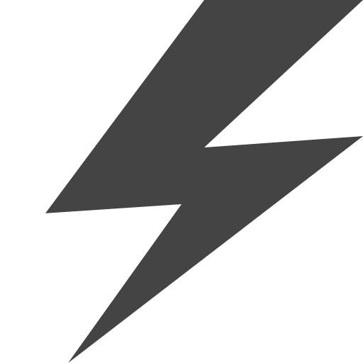 Bolt electricity lightning shapes icon