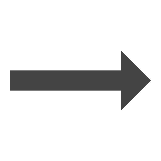 Long right arrow orientation next skip icon