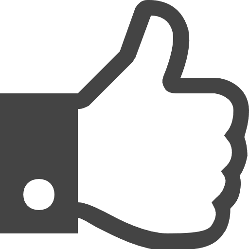 Thumb up hand finger finger up icon