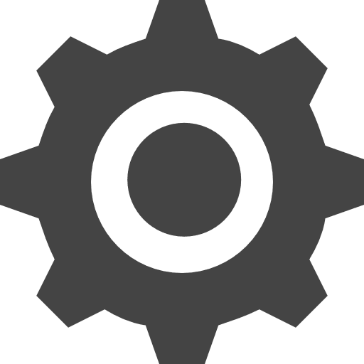 Cogwheel settings options gear icon