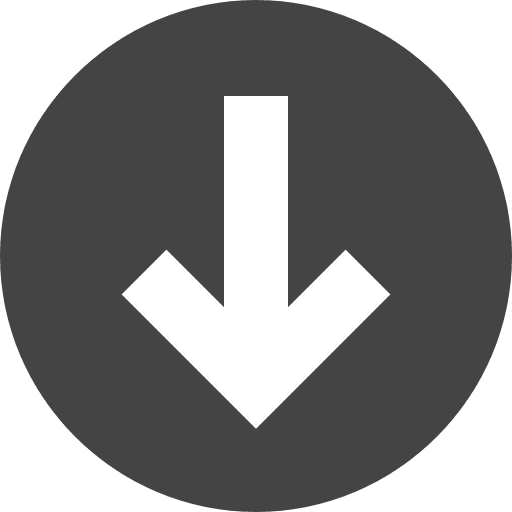 Down arrow button arrows directional icon